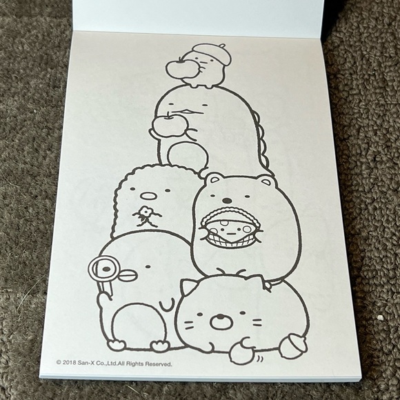 Sumikkogurashi Mini Coloring Book Officially Licensed San-X Japan Exclusive Cute - Picture 7 of 12